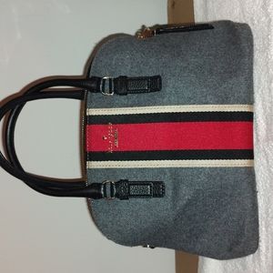 Kate Spade grey felt purse
